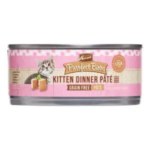 Merrick Grain-Free Purrfect Bistro Kitten Dinner Pate Canned Cat Food - Case of 24