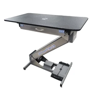 Groomer's Best Low-Profile Electric Dog Grooming Table - Black