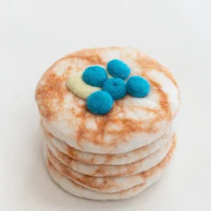 STACK OF PANCAKES WOOL DOG & CAT TOY