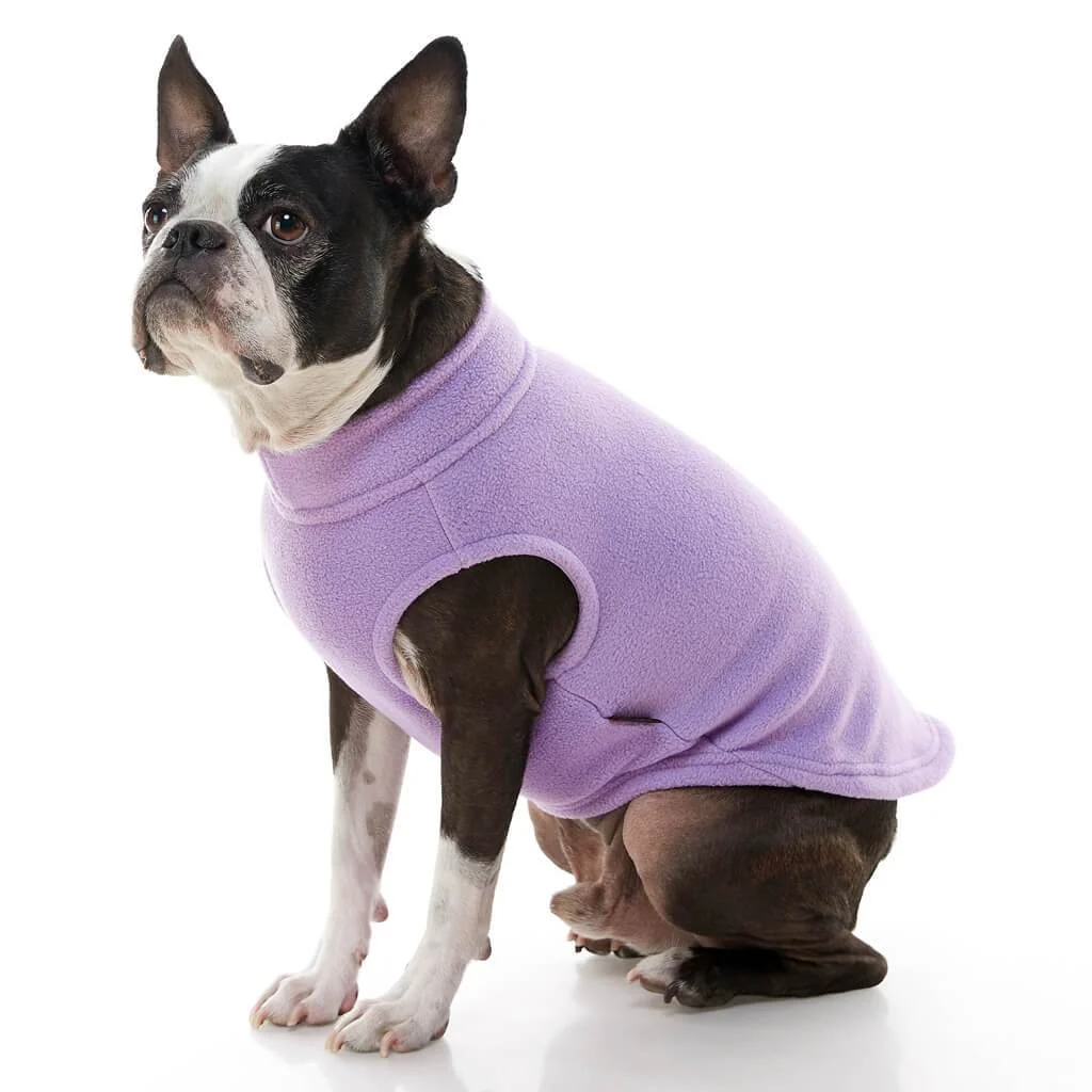 Stretch Fleece Vest For Small and Big Dogs in Lavender - Image 2