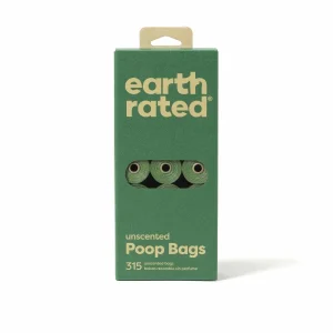 Earth Rated Unscented Poop Bags on 21 Refill Rolls, 315 ct