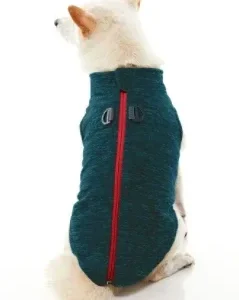 Zip Up Fleece Wash in Turquoise Wash