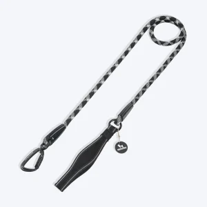 HUFT Xplorers Rope Leash for Dogs (Black)