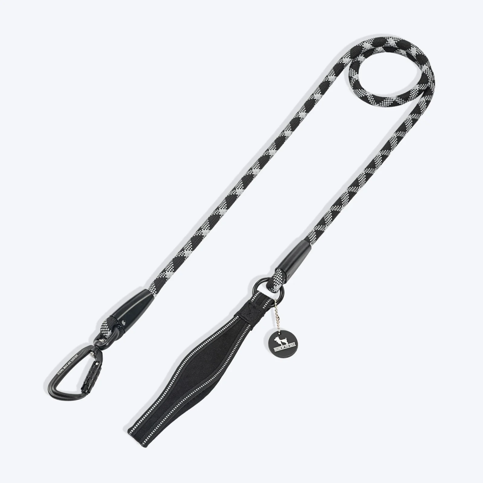 HUFT Xplorers Rope Leash for Dogs (Black)