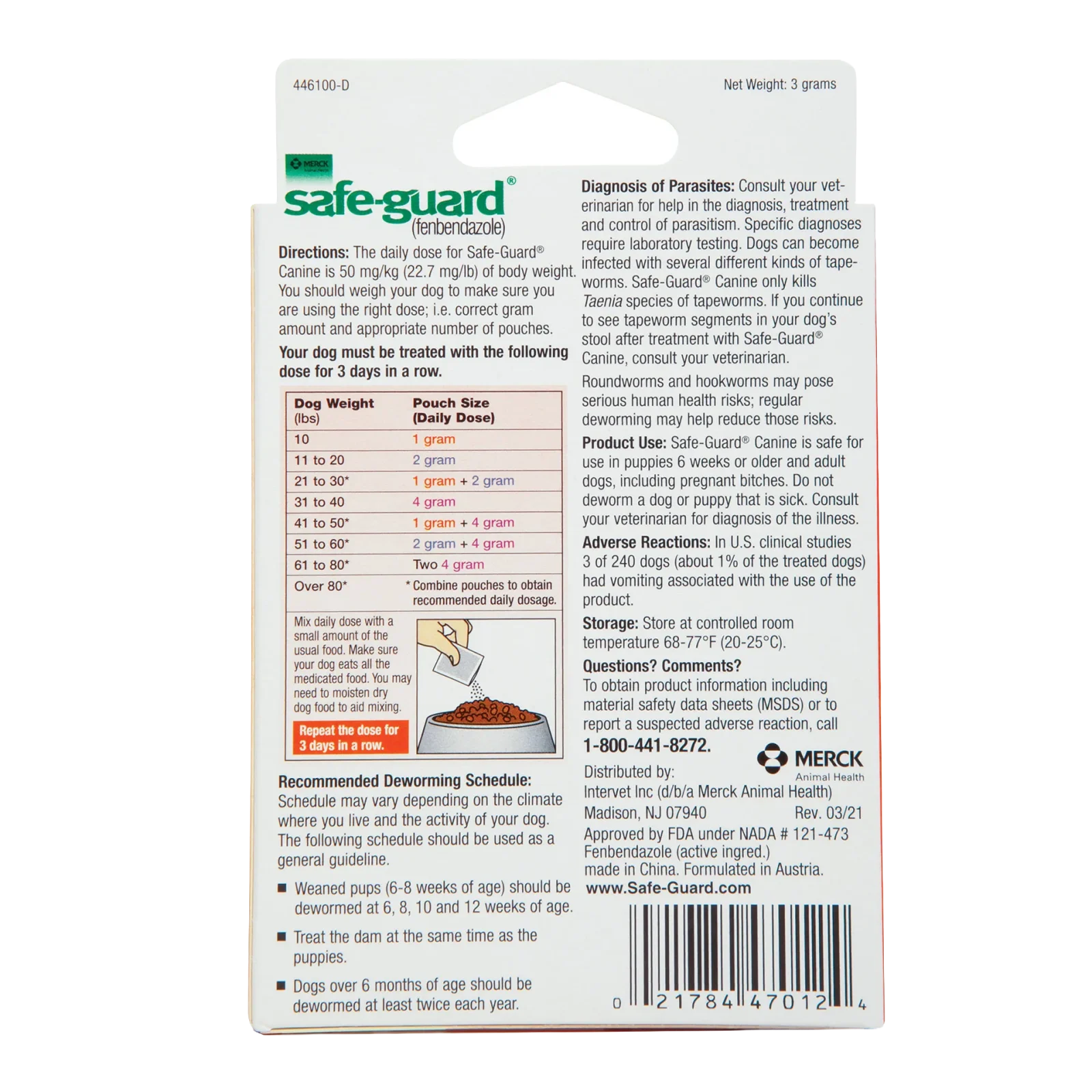 Safe-Guard® Canine Dewormer for Dogs - Image 2