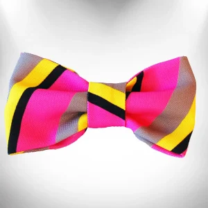 Stripes Doggie Bow Tie by Walk-e-Woo