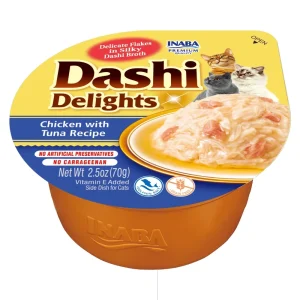 Inaba Dashi Delights Chicken with Tuna Recipe Cat Wet Food