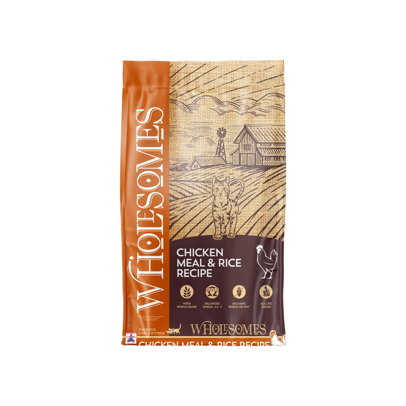 Wholesomes Dry Cat Food for Cats & Kittens