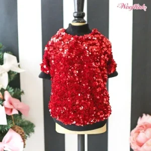 Party Time bomber Jacket - Red