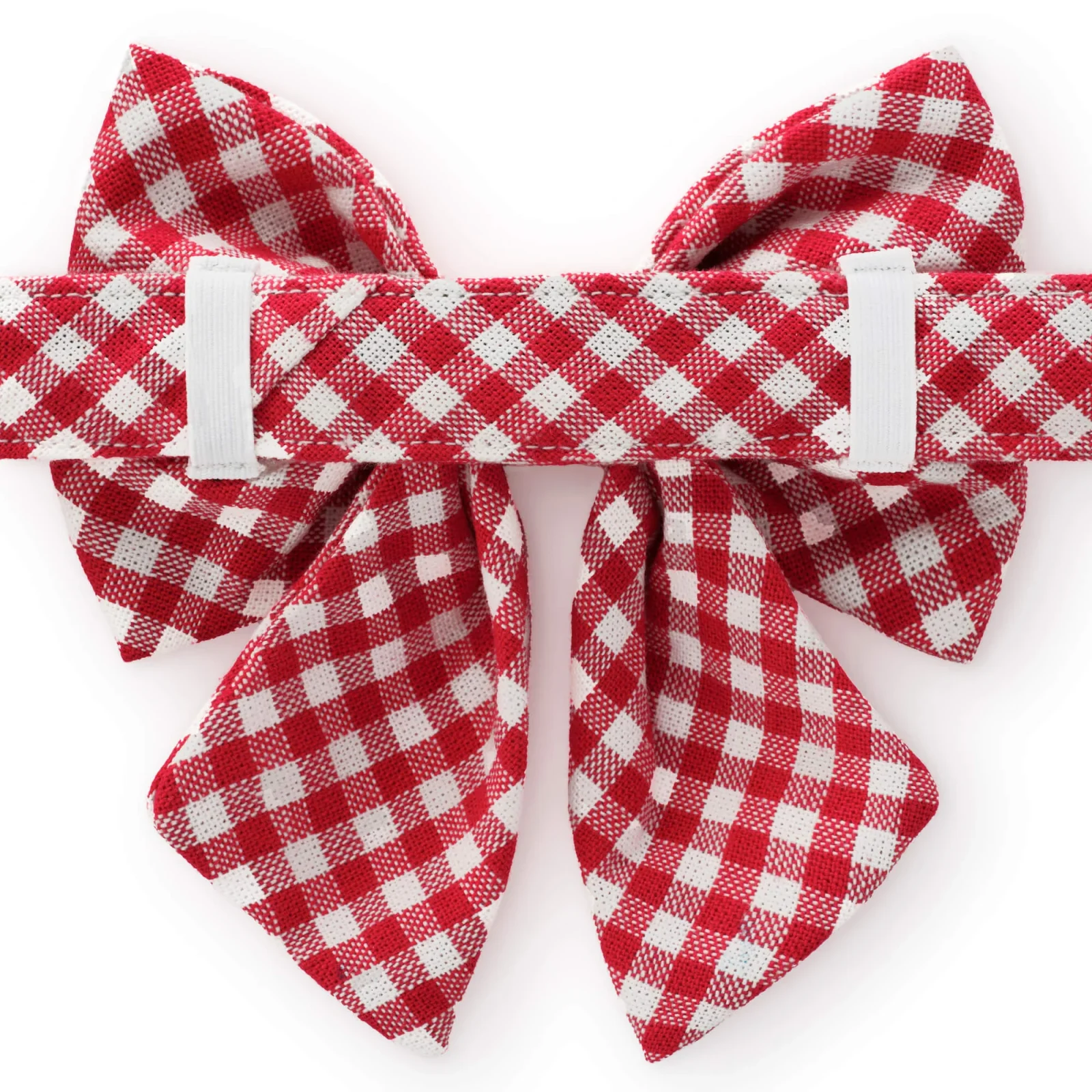 Red Gingham Lady Bow Collar - Image 2