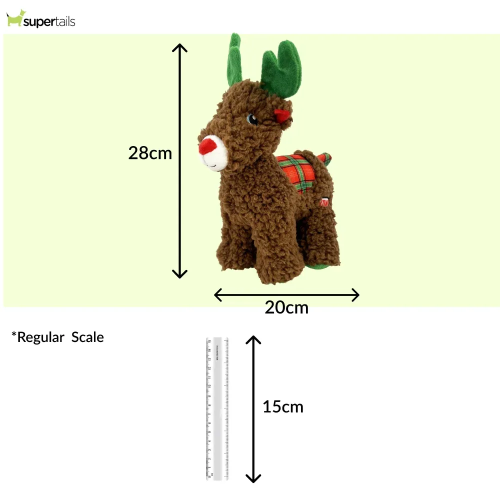 Kong Sherps Reindeer Toy for Dogs (Brown) - Image 2