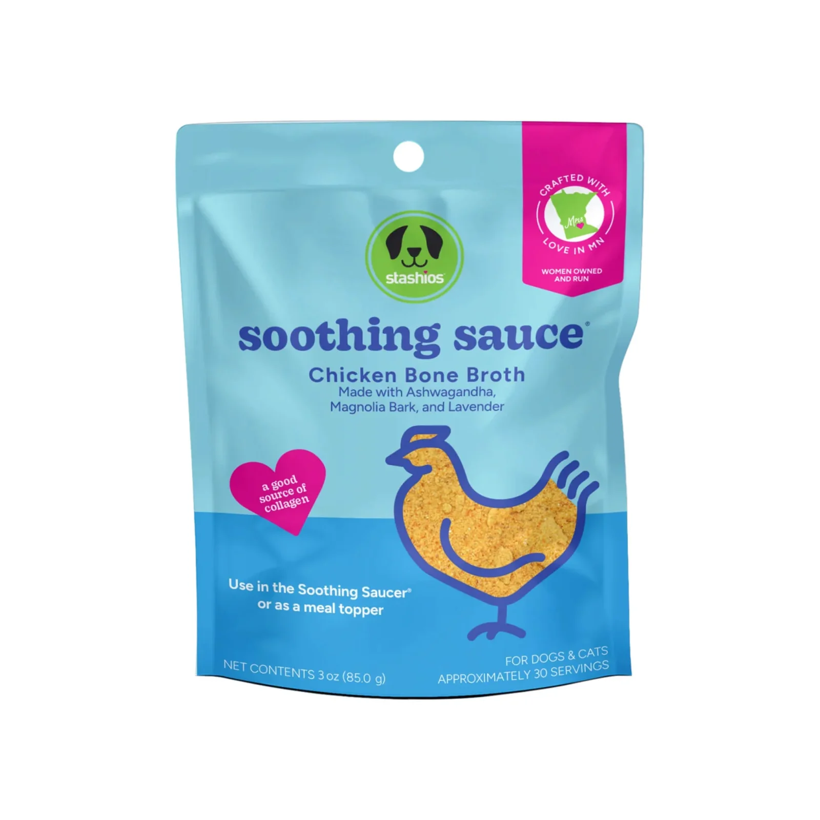 Stashios Soothing Sauce Treat Mix for Dogs & Cats - Image 2