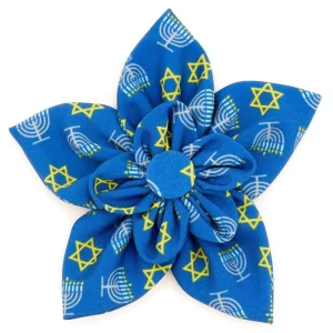 Menorah Flower Tie