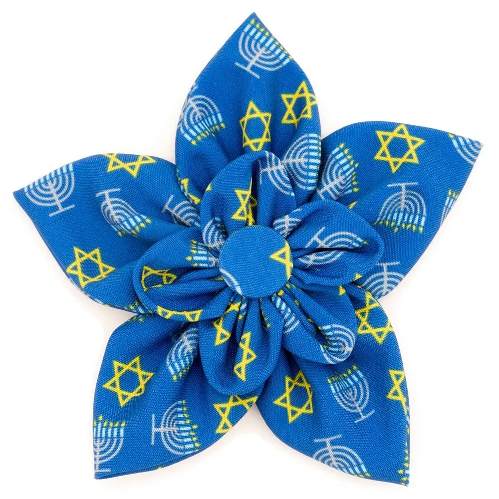 Menorah Flower Tie