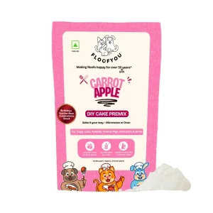 Floofyou Home Made Carrot Apple Birthday Cake Mix for Dogs and Cats