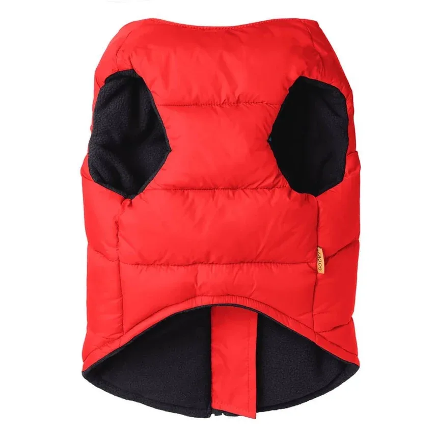 Rain Repellant Padded Vest - Red - Image 2