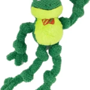 KONG Holiday Knots Bow Tie Frog