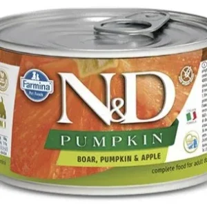 Farmina N&D Pumpkin Boar, Pumpkin & Apple Mini Canned Dog Food - 4.9 oz - Case of 6