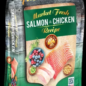 Pets Global Fussie Cat Market Fresh Salmon & Chicken Formula Dry Cat Food - 10 lb Bag