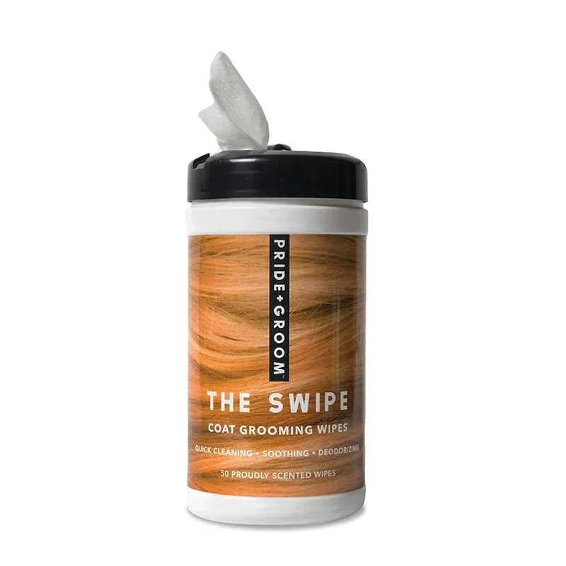 Pride + Groom THE SWIPE Wet Pet Wipes — Alcohol-Free, Hypoallergenic Cleansing Wipes for Dogs & Cats - Image 2