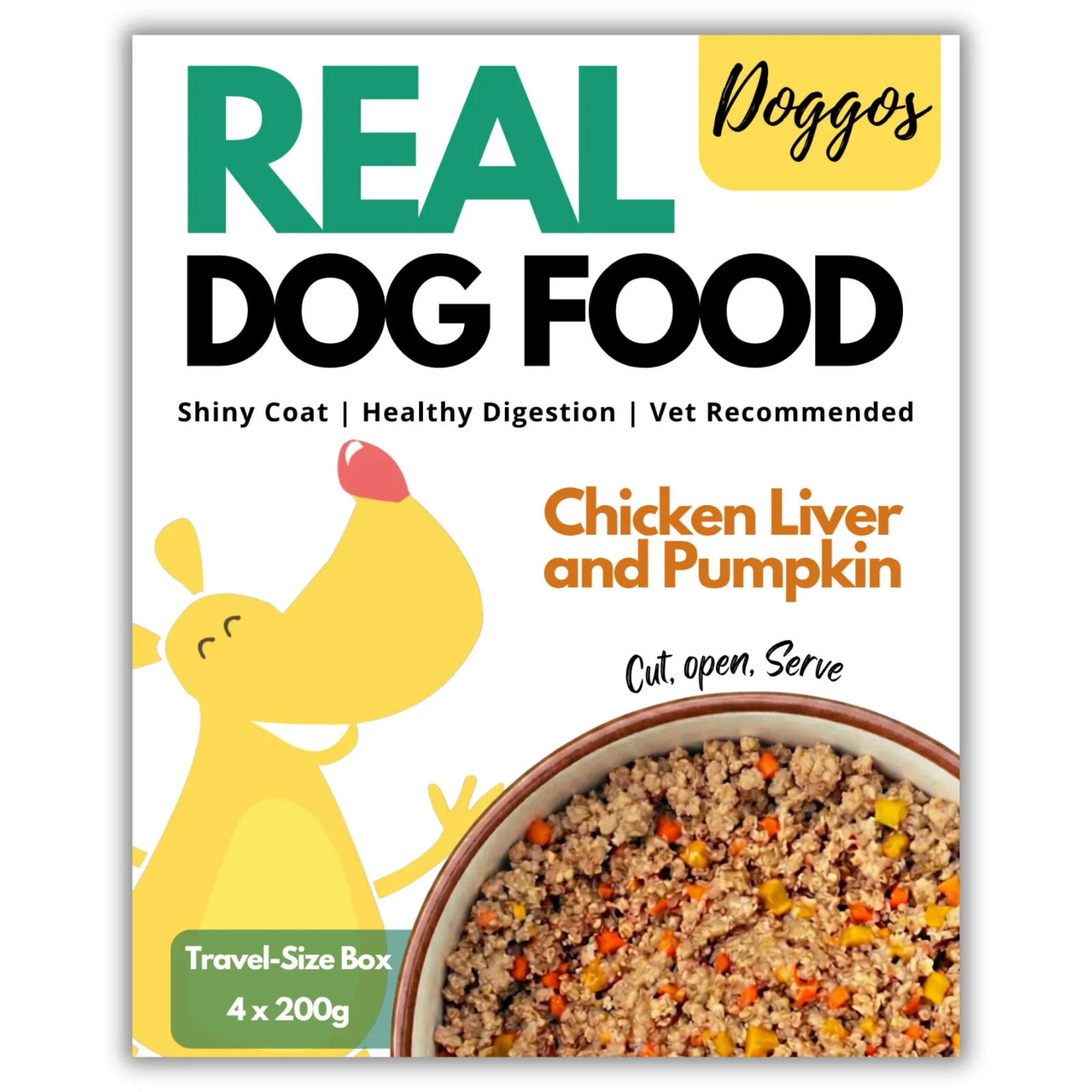 Doggos Chicken and Pumpkin Real Fresh Dog Wet Food (200g)