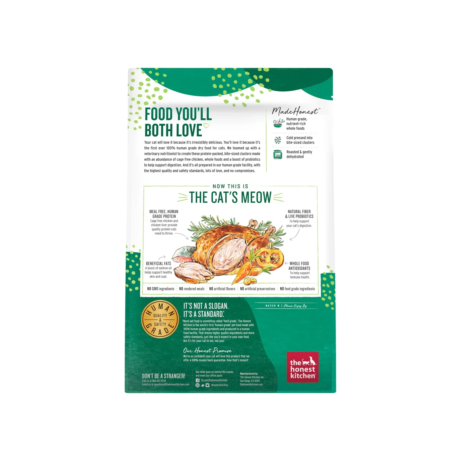 The Honest Kitchen Grain Free Clusters Dry Cat Food - Image 2