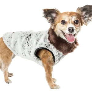 Pet Life ® Luxe 'Purrlage' Pelage Designer Fashion Fur Dog Coat