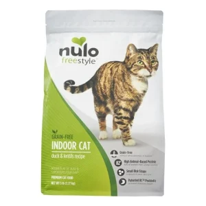 Nulo Freestyle Grain-Free High-Protein Omega-3 Duck and Lentils Recipe Indoor Dry Cat Food