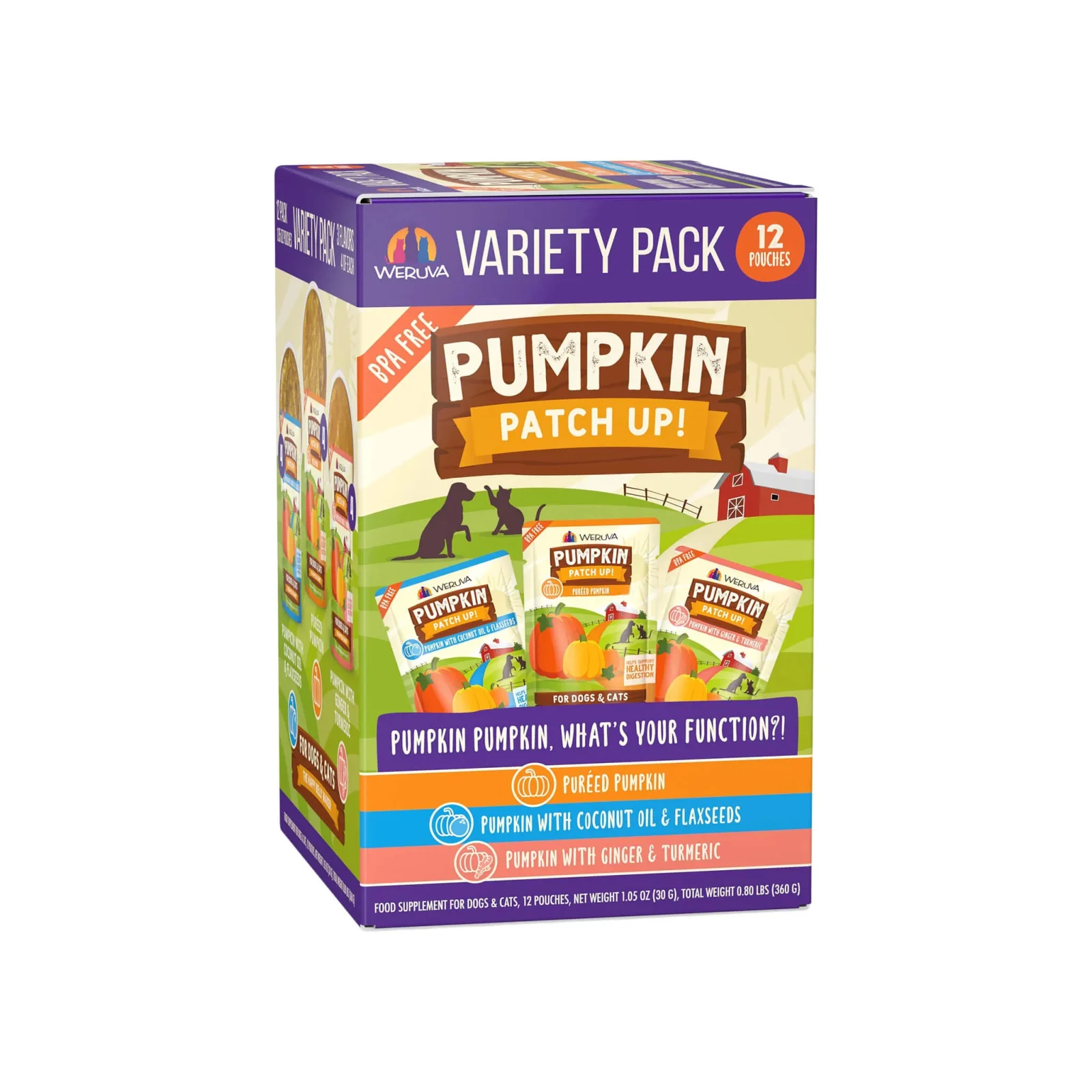 Weruva Pumpkin Patch Up! Pouches for Dogs & Cats