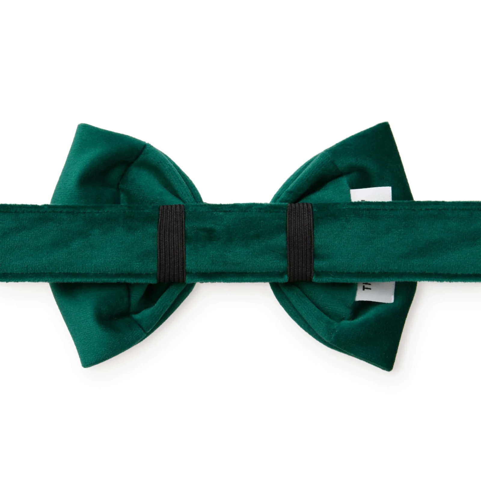 Forest Green Velvet Dog Bow Tie - Image 2