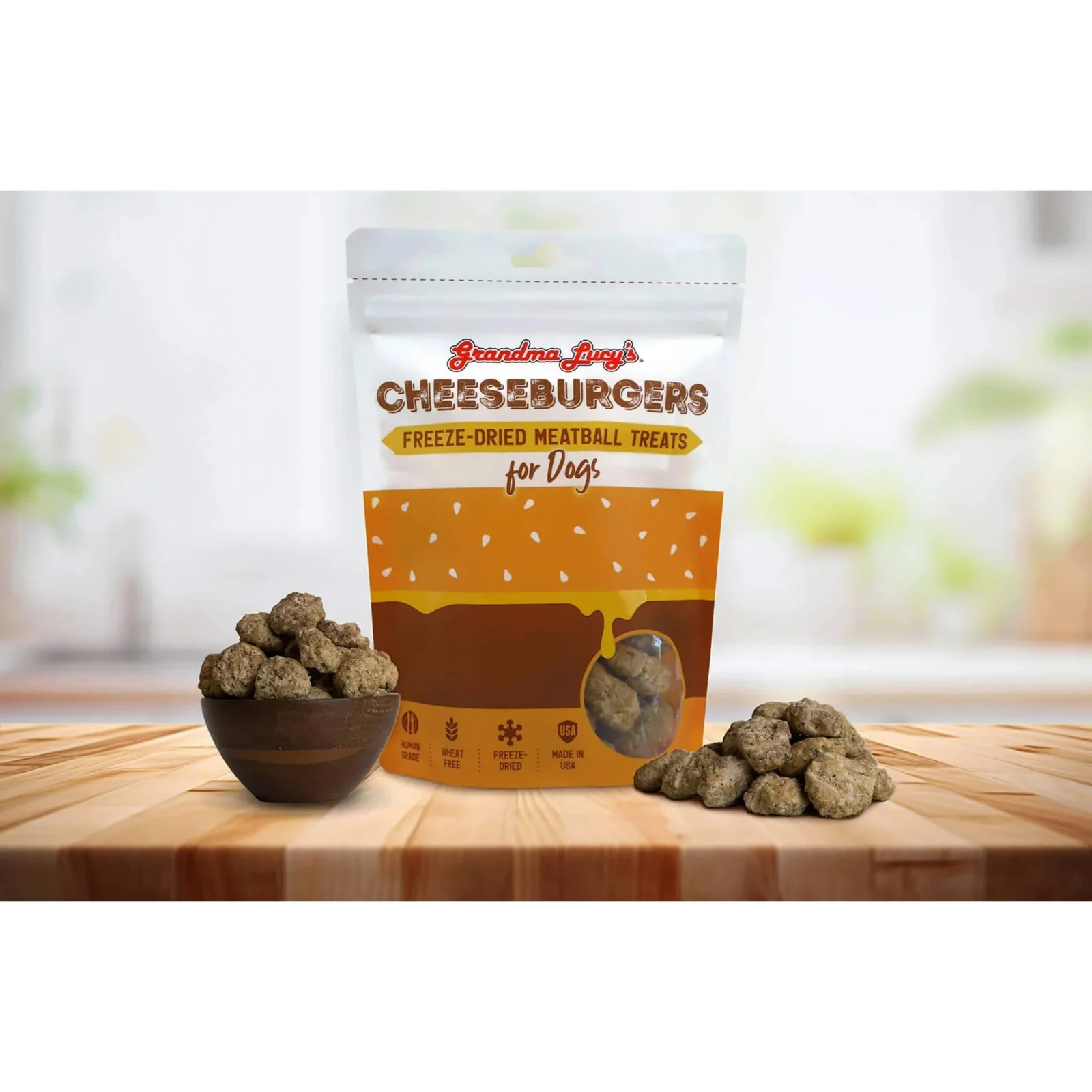 Grandma Lucy's Freeze Dried Meatballs Dog Treats - Image 2