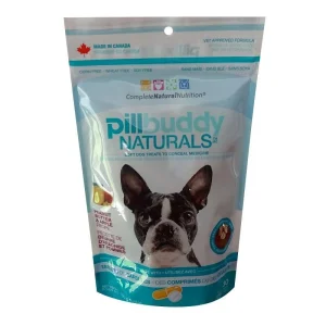 Complete Natural Nutrition Pill Buddys Peanut Butter & Apples Dog Treats - 30 ct Bag