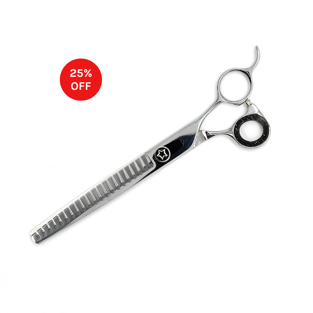 Monk Black 21-Tooth Blending Shear, 8.25 inch