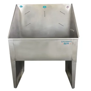 Groomer's Best Standard Tub, 24" x 36", Left Drain