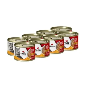 Nulo Grain-Free Real Shreds Chicken and Beef in Broth Kitten and Adult Canned Cat Food
