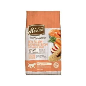 Merrick Classic Canine Salmon + Brown Rice with Healthy Ancient Grains Dry Dog Food - 25 lb Bag