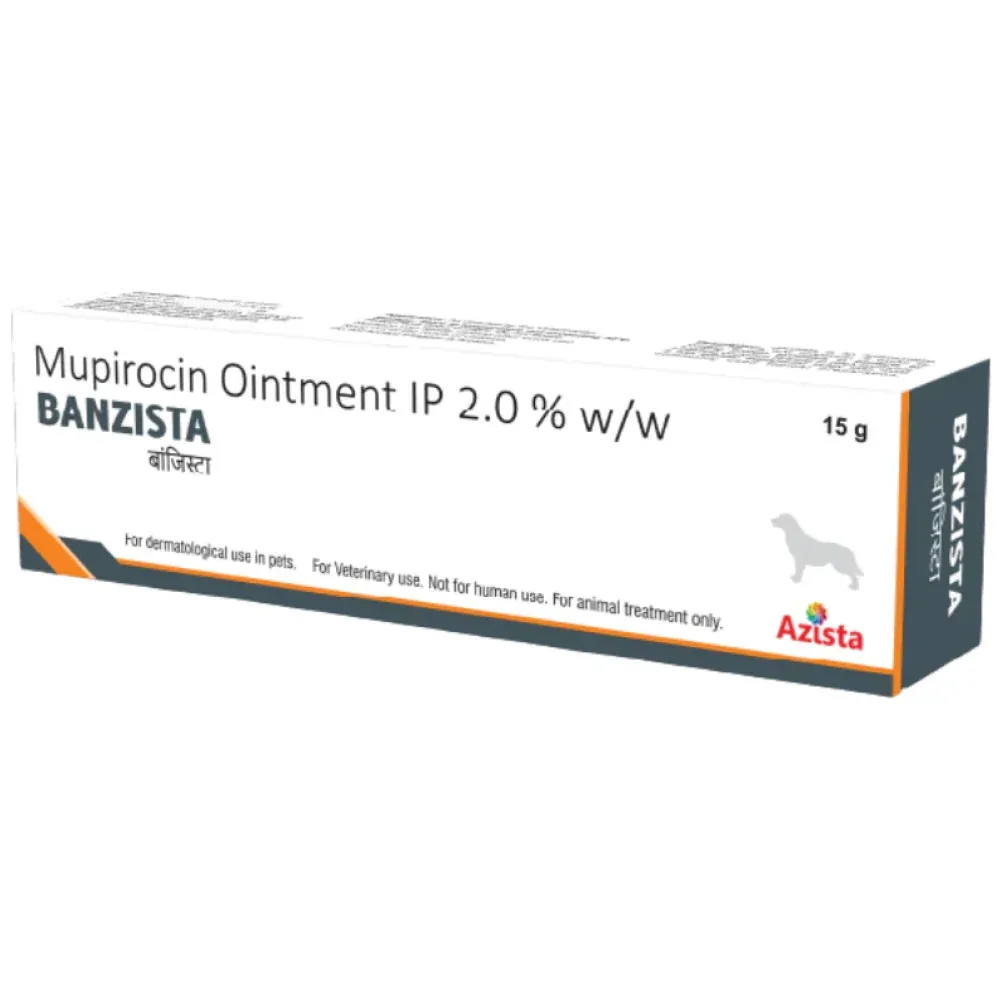Azista Banzista Ointment (Mupirocin) for Dogs