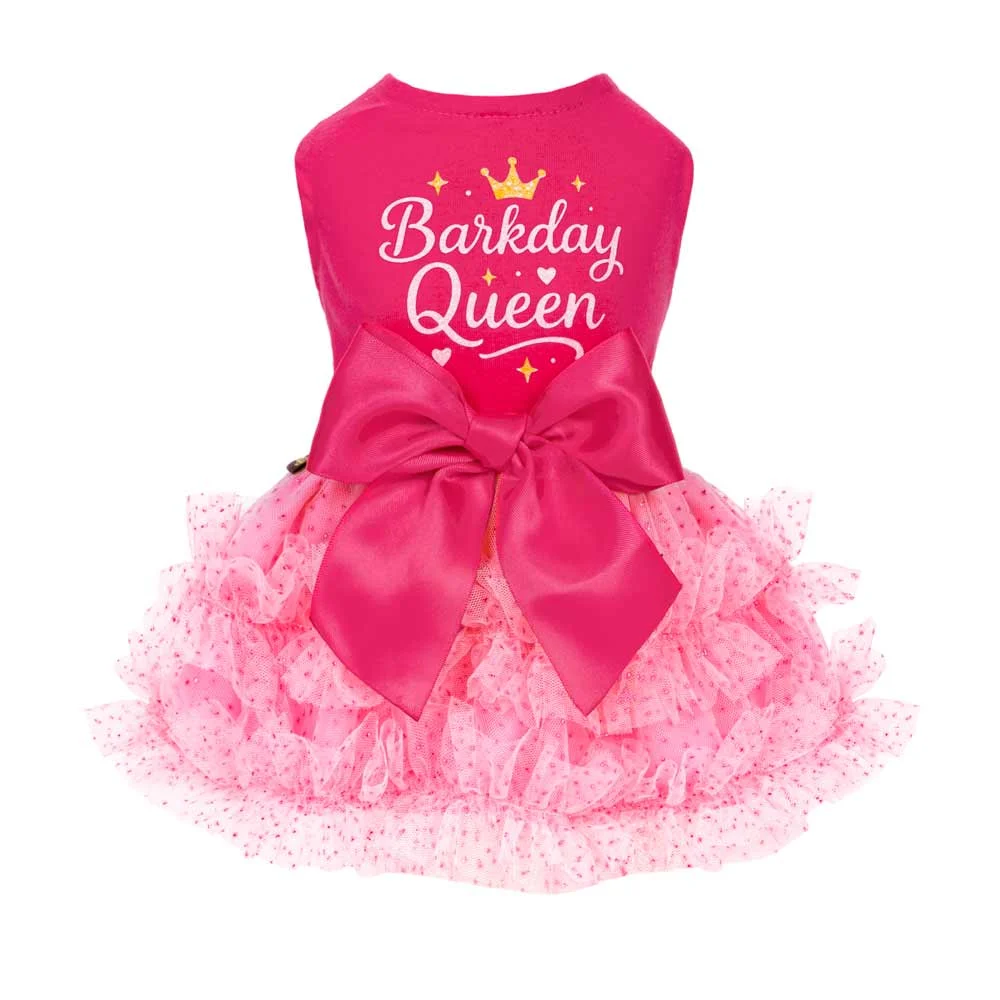 Barkday Queen Tiered Dog Tutu Dress - Image 2