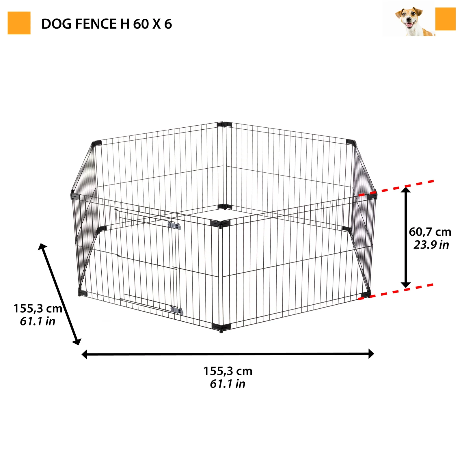 DOG FENCE modular dog playpen - Image 2
