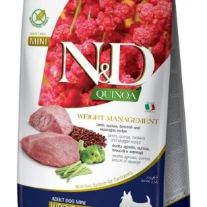 Farmina Quinoa Weight Management Lamb Mini Dry Dog Food - 5.5 lb Bag