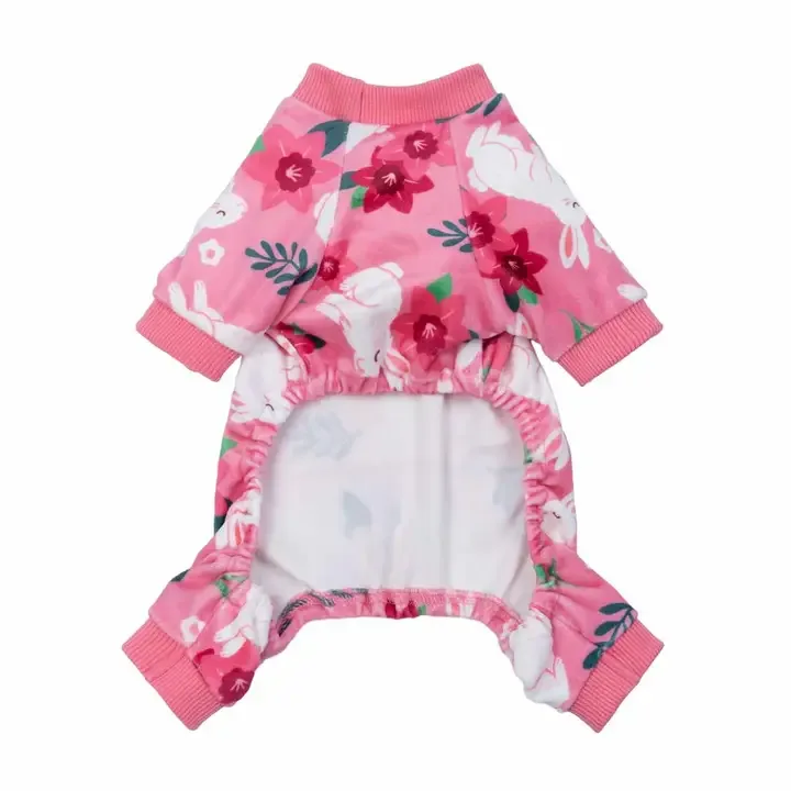 Floral Bunny Dog Pajamas - Image 2