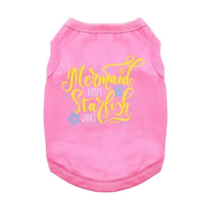 Mermaid Kisses Starfish Wishes Shirt - Carnation Pink