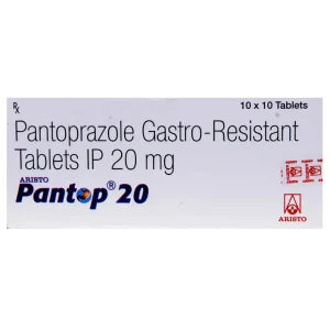 Aristo Pantop 20mg Tablet (Pantoprazole Gastro Resistant)