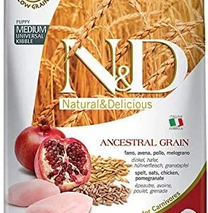 Farmina Ancestral Grain Chicken & Pomegranate Puppy Medium and Maxi Dry Dog Food - 5.5 lb Bag