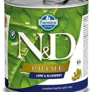 Farmina N&D Prime Lamb & Blueberry Canned Dog Food - 10 oz - Case of 6