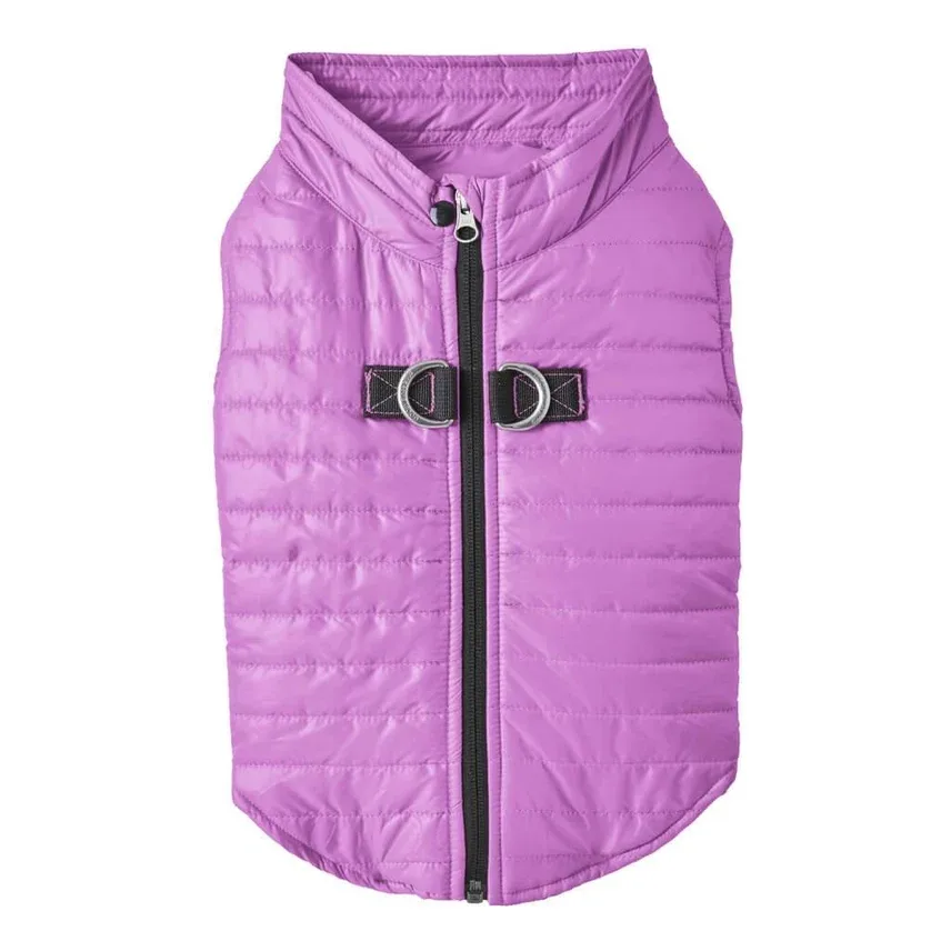 Puffer Vest in Purple