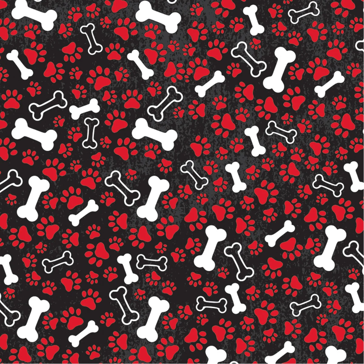 Bones and Paws Dog Bandana, 22 inch, 12 Pack