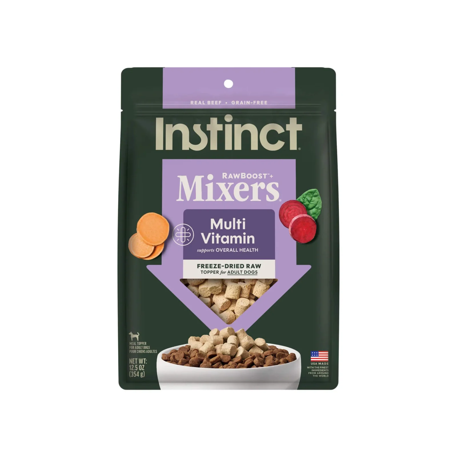 Instinct Raw Boost Mixers Freeze Dried Multivitamin Topper for Dogs