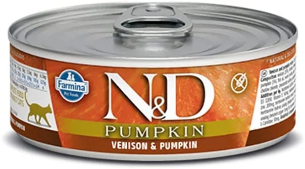Farmina N&D Quinoa Skin & Coat Venison & Coconut Canned Cat Food - 2.8 oz - Case of 12