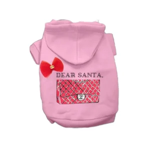 Dear Santa Hoodie - Festive Dog Hoodie by Bark Fifth Avenue